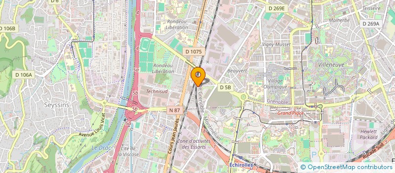 localisation de l'entreprise FK FINANCE à GRENOBLE