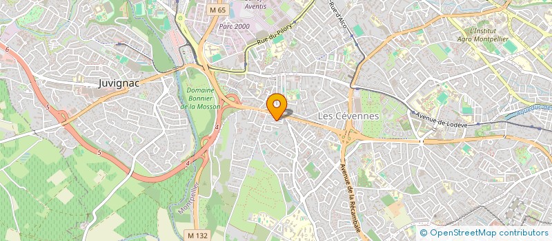 localisation de l'entreprise FK FOOD à MONTPELLIER