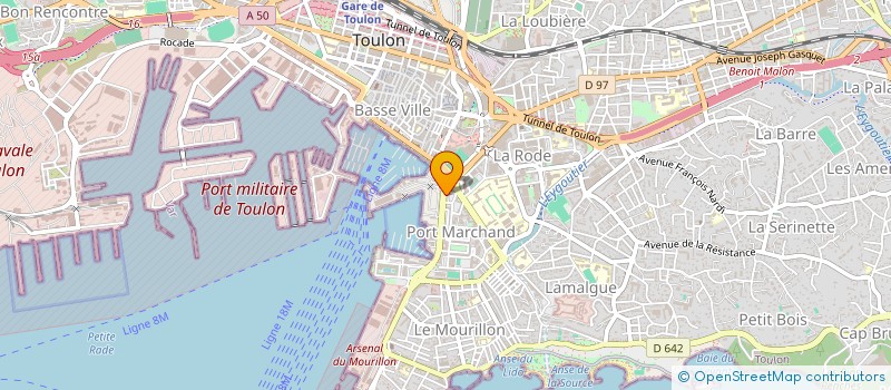 localisation de l'entreprise FK FOOD à TOULON