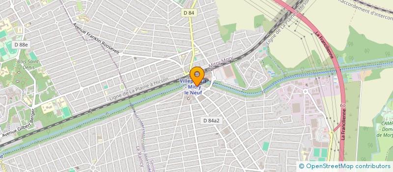 localisation de l'entreprise FK FRET SOLUTIONS à VILLEPARISIS