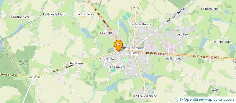 localisation de l'entreprise FK' HABITAT à SAINT-GERMAIN-DU-BOIS