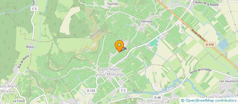 localisation de l'entreprise FK HOLDING  SAINT-MARTIN-SOUS-MONTAIGU