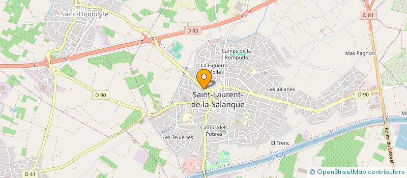 localisation de l'entreprise FK HOLIDAY APT OCCITANIE  SAINT-LAURENT-DE-LA-SALANQUE