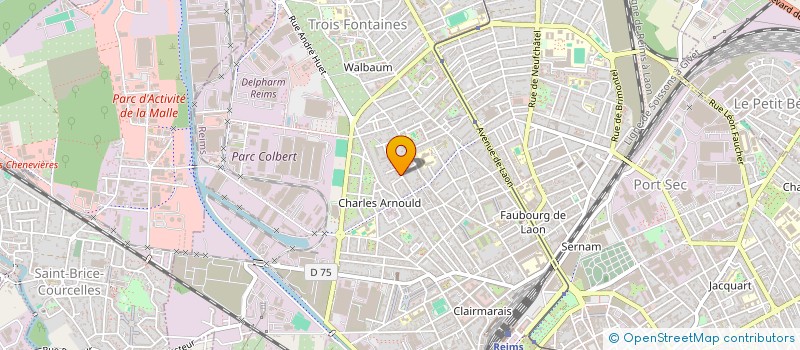 localisation de l'entreprise FK IMMO  REIMS