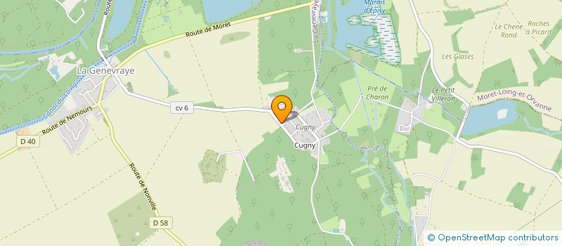 localisation de l'entreprise FK IMMOBILIER  LA GENEVRAYE