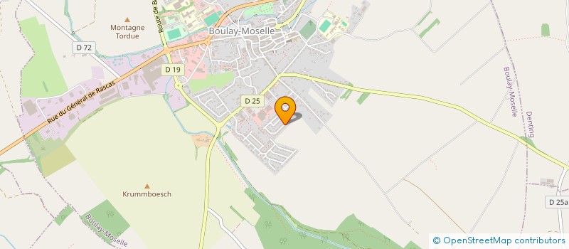localisation de l'entreprise FK IMMOBILIER  BOULAY-MOSELLE