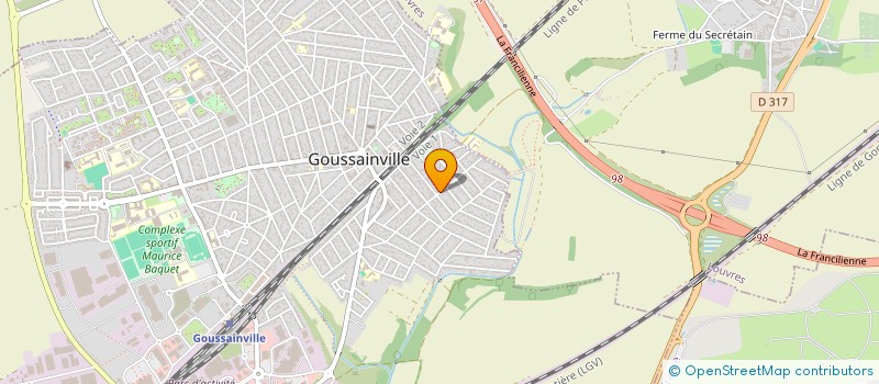 localisation de l'entreprise FK INVEST  GOUSSAINVILLE