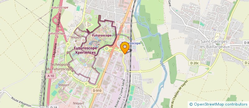 localisation de l'entreprise FK INVO  CHASSENEUIL-DU-POITOU