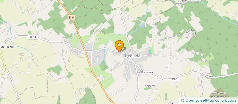 localisation de l'entreprise FK MECA à TREGUIDEL