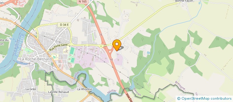 localisation de l'entreprise FK OUEST  PEAULE