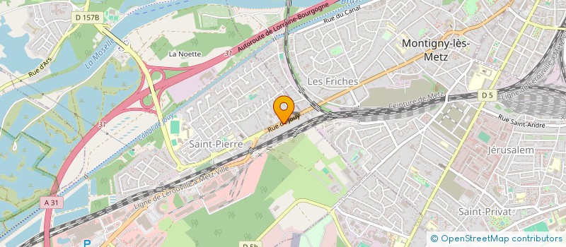 localisation de l'entreprise FK PARTICIPATIONS  MONTIGNY-LES-METZ