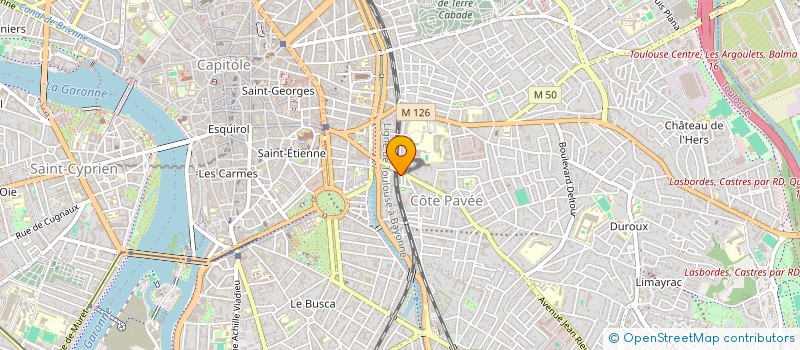 localisation de l'entreprise FK STUDIO  TOULOUSE