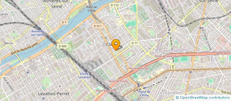 localisation de l'entreprise FK2 à CLICHY