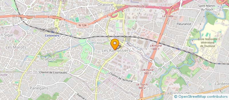 localisation de l'entreprise FK4 CONSTRUCTION à COLOMIERS