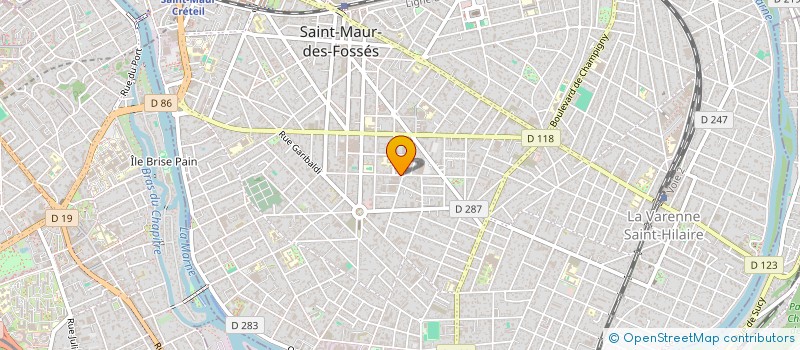 localisation de l'entreprise FKB AUTOMOBILES à SAINT-MAUR-DES-FOSSES