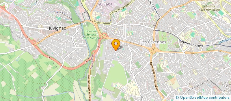localisation de l'entreprise FKB EXPRESS à MONTPELLIER