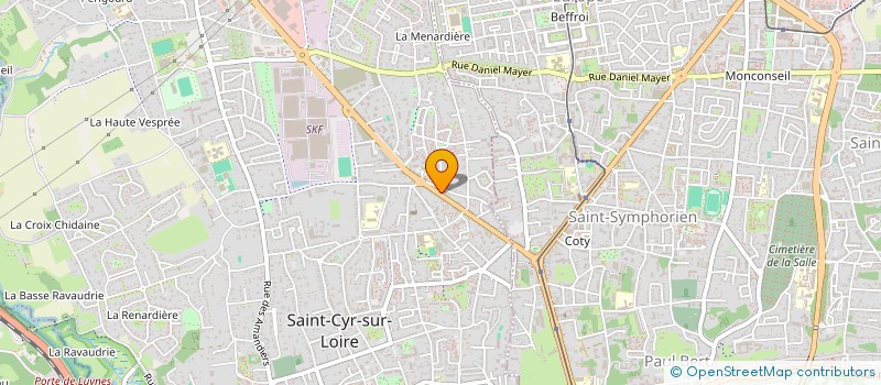 localisation de l'entreprise FKC  SAINT-CYR-SUR-LOIRE