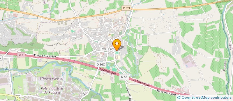 localisation de l'entreprise FKCA  ROUSSET