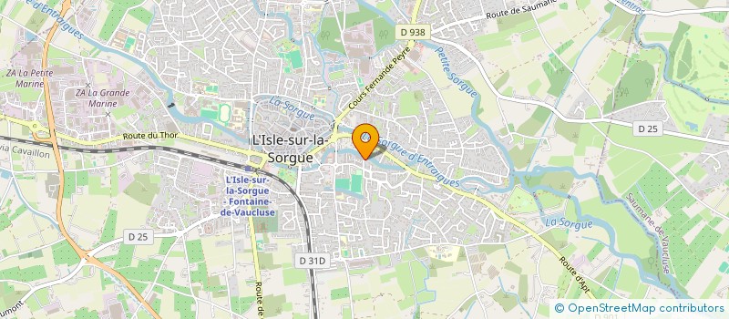 localisation de l'entreprise FKD CONSEILS à L'ISLE-SUR-LA-SORGUE