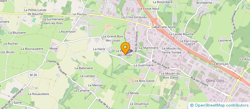 localisation de l'entreprise FKD DEVELOPPEMENT à COUERON