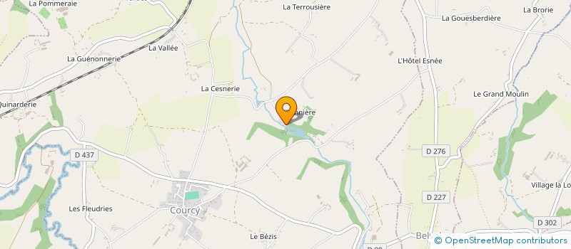 localisation de l'entreprise FKD PAINTBALL  SAINT-SAUVEUR-VILLAGES