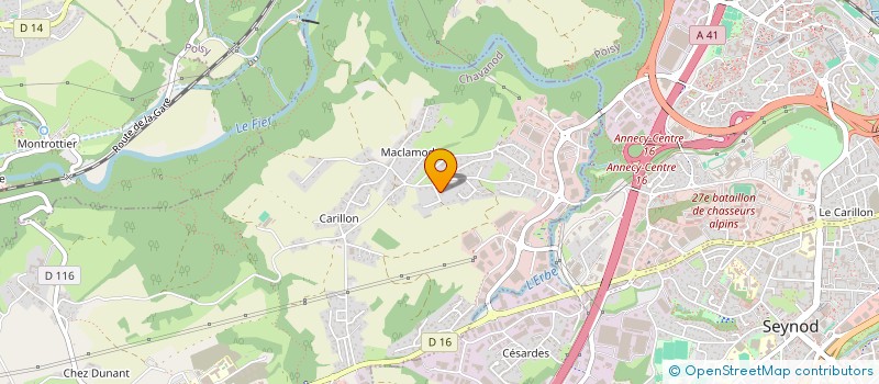 localisation de l'entreprise FKF ELEGANCE  CHAVANOD