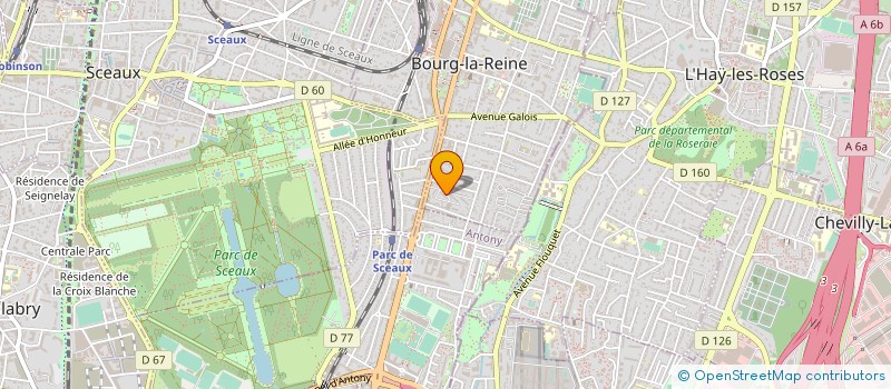 localisation de l'entreprise FKF SERVICES  BOURG-LA-REINE