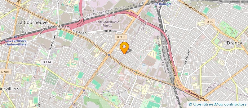 localisation de l'entreprise FKI à LA COURNEUVE