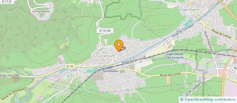 localisation de l'entreprise FKJ EXPERTISE  TURCKHEIM