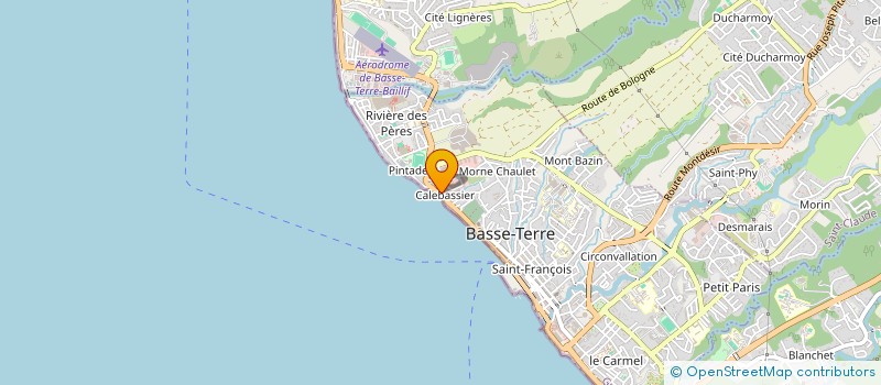 localisation de l'entreprise FKL CALEBASSIER à BASSE-TERRE