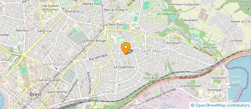 localisation de l'entreprise FKLN  BREST