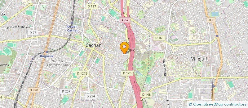 localisation de l'entreprise FKM DIAGNOSTICS  CACHAN