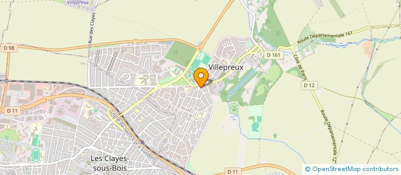 localisation de l'entreprise FKMG DEP  VILLEPREUX