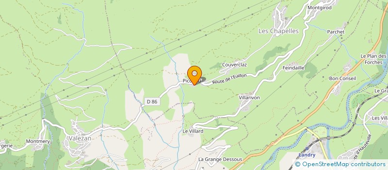 localisation de l'entreprise FKN  MONTVALEZAN