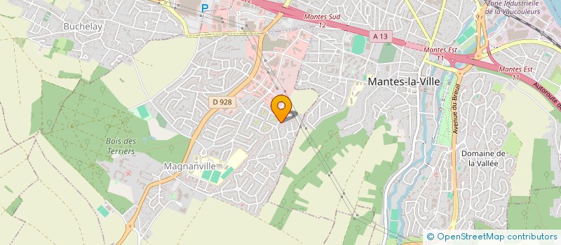 localisation de l'entreprise FKN TAXI  JOUY-MAUVOISIN