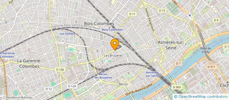 localisation de l'entreprise FKO STUDIO  ASNIERES-SUR-SEINE