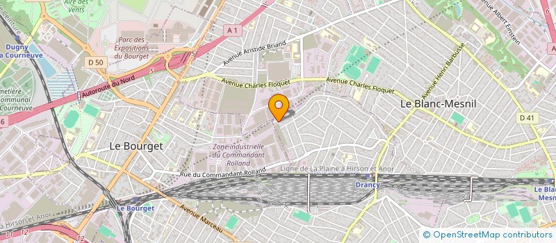 localisation de l'entreprise FKR à DRANCY