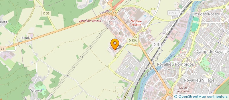 localisation de l'entreprise FKR  JAUX