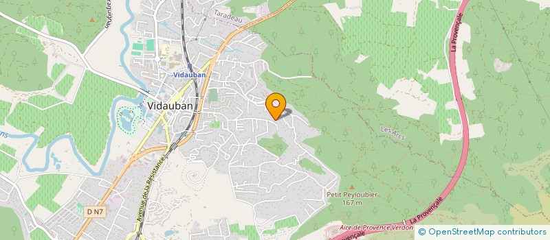 localisation de l'entreprise FKS  VIDAUBAN