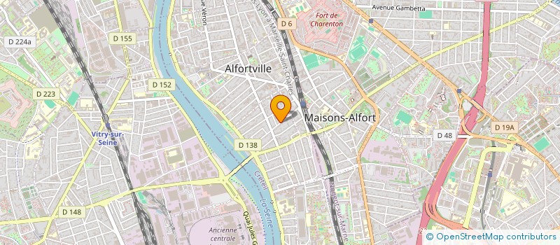 localisation de l'entreprise FKS CONSEIL ET GESTION à ALFORTVILLE