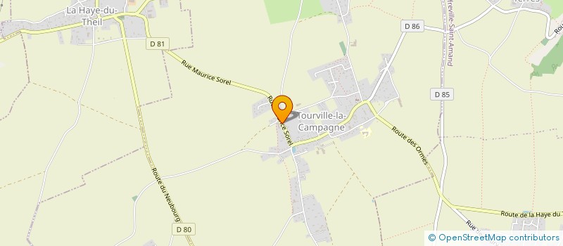 localisation de l'entreprise FKS SERVICES  TOURVILLE-LA-CAMPAGNE