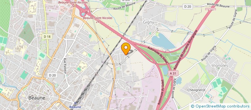 localisation de l'entreprise FKSY à BEAUNE
