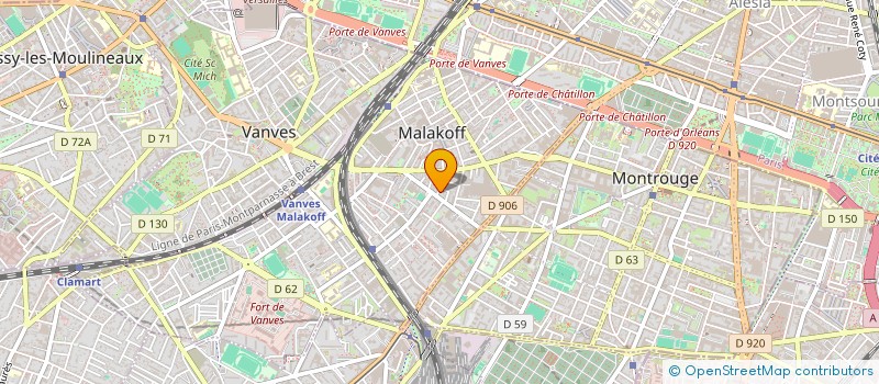 localisation de l'entreprise FKT CAPITAL  MALAKOFF