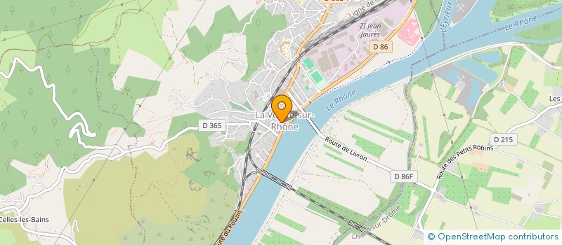 localisation de l'entreprise FKT CONCEPT à LA VOULTE-SUR-RHONE