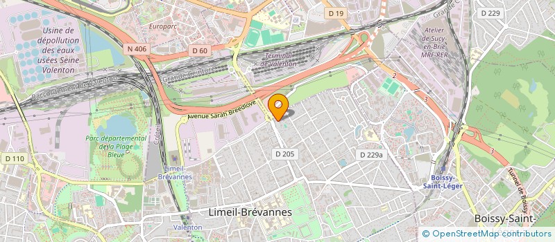 localisation de l'entreprise FL 22 à LIMEIL-BREVANNES
