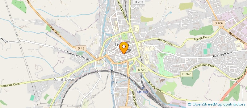 localisation de l'entreprise FL  LISIEUX