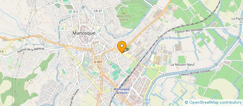 localisation de l'entreprise FL 500 MANOSQUE à MANOSQUE