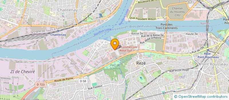 localisation de l'entreprise FL 500 REZE à REZE