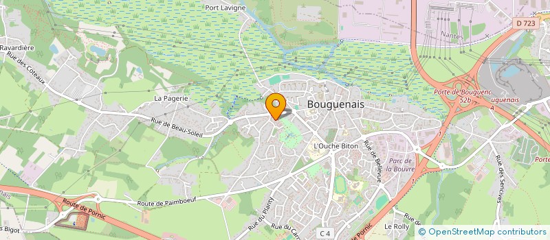 localisation de l'entreprise FL ACCOMPAGNEMENTS à BOUGUENAIS