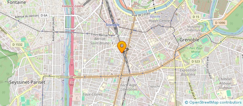 localisation de l'entreprise FL ANIMATION  GRENOBLE